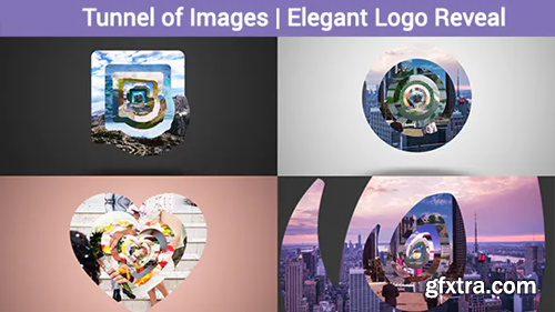 Videohive Tunnel of Images | Elegant Logo Reveal 17627515