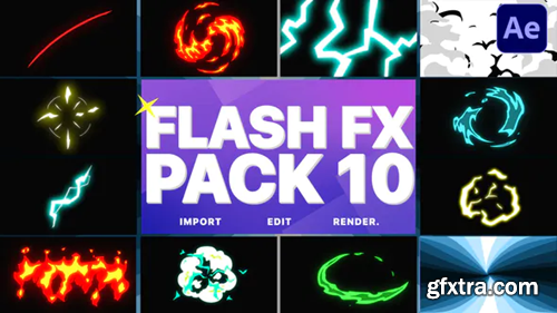 Videohive Flash FX Elements Pack 10 | After Effects 29239474