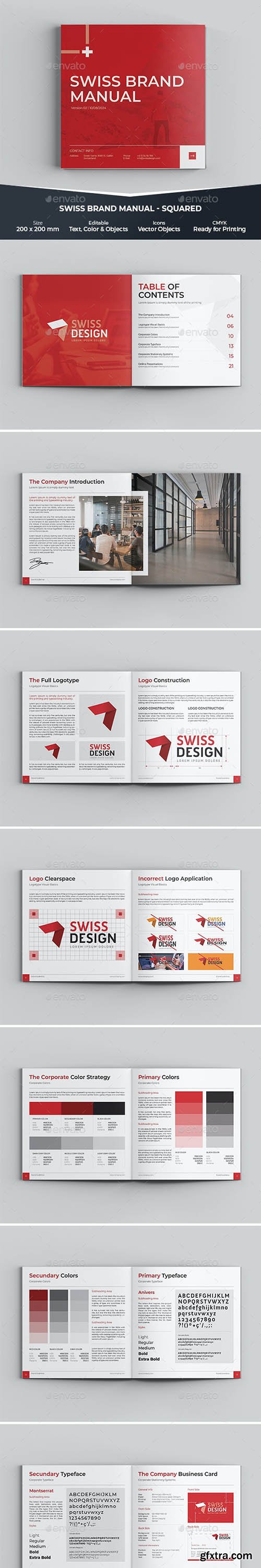 GraphicRiver - Brand Manual - Brand Guidelines - Squared 28481606
