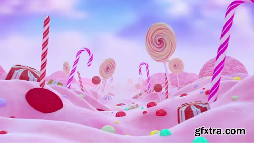 Videohive Candy Land Loop Background 2K 25294570