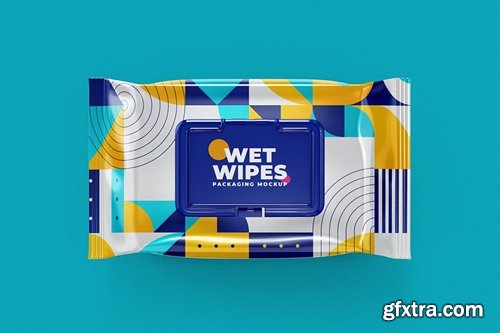Wet Wipes Mock-Up Template