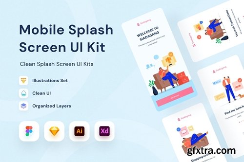 Mobile Splash Screen Ui Kit