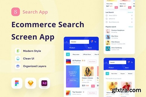 Ecommerce Search App Ui Kit