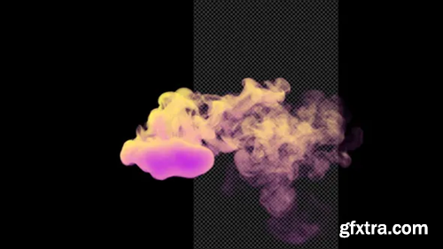 Videohive Colorful Smoke Ball Moving V4 25506786