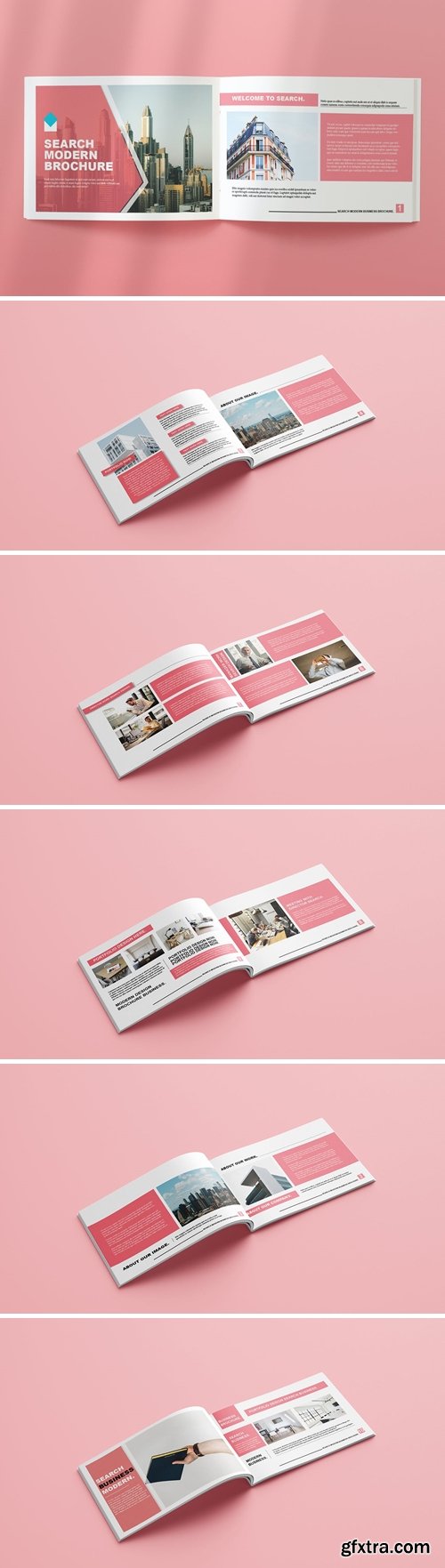 Search Modern Business Brochure - Landscape