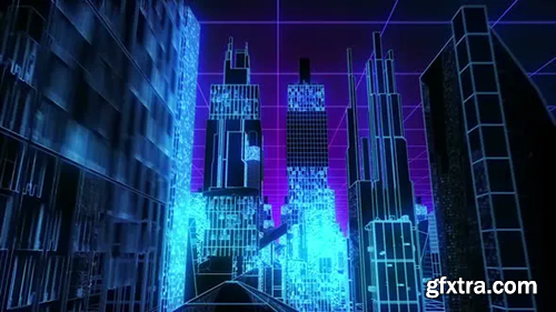 Videohive Neon Cyberpunk City 25912648