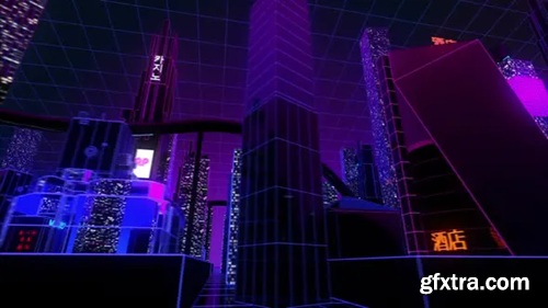 Videohive Cybernetic Neon City V2 26010364