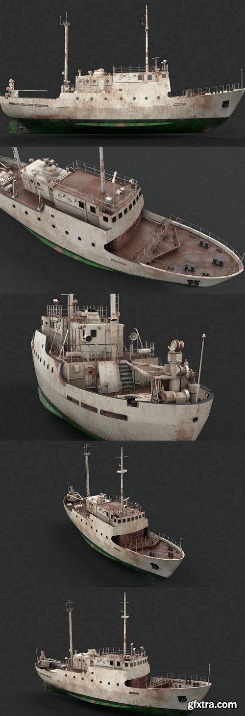 Old Vessel 3D Model