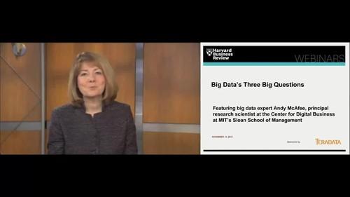 Oreilly - Big Data's Three Big Questions