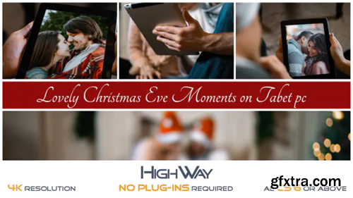 Videohive Lovely Christmas Eve Moments on Tablet PC 20936057