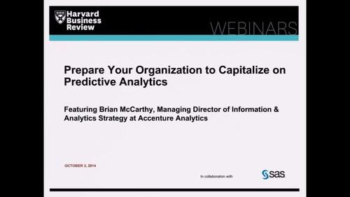 Oreilly - Prepare Your Organization to Capitalize on Predictive Analytics