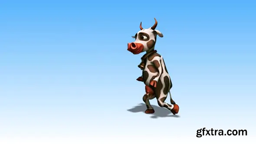 Videohive Happy Cow - Cartoon Dance 12 29285282