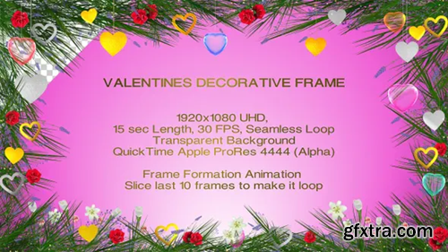 Videohive Valentines Day Decorative Frame 25606926