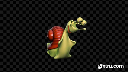 Videohive 3D Snail - Cartoon Relax 28987649
