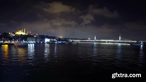 Videohive Istanbul Night Bridge 21051353