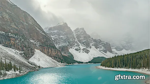 Videohive The Rockies Canada The Moraine Lake During the Day 21328932