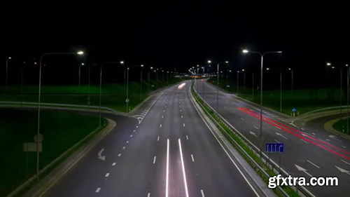 Videohive Highway at night 22987927