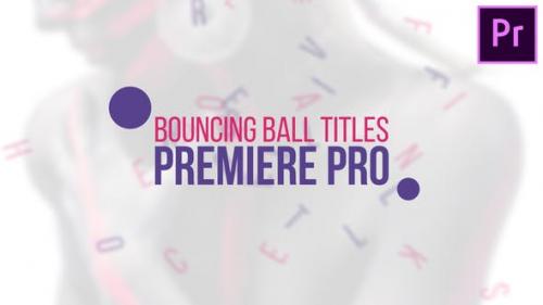 Videohive - Bouncing Ball Titles - 22043160