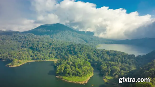 Videohive The Twin Lakes Buyan and Tamblingan Are Found in the Mountain Region of the Island of Bali 24727712