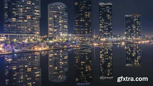 Videohive Melbourne at night timelapse 27889880