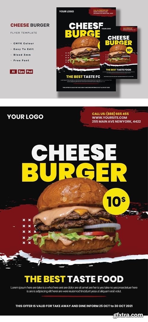 Cheese Burger - Flyer