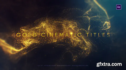 Videohive Gold Cinematic Titles 22869986