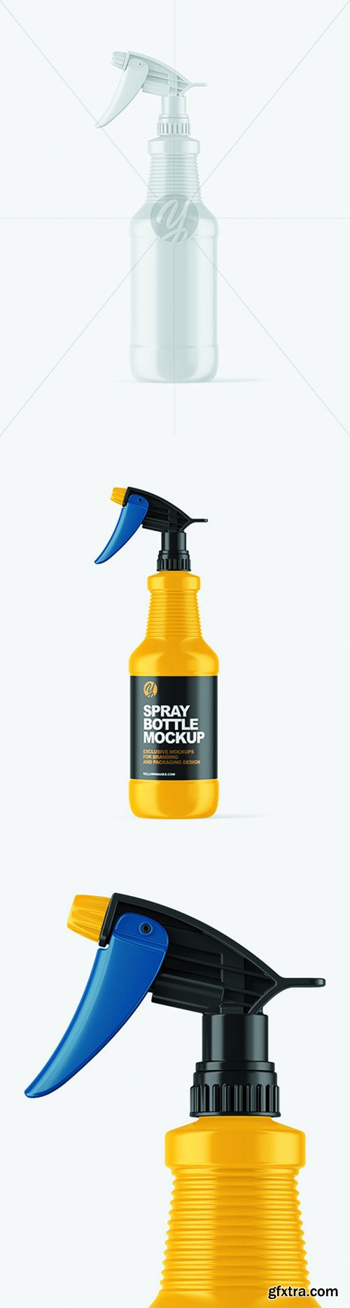 Matte Spray Bottle Mockup 66365