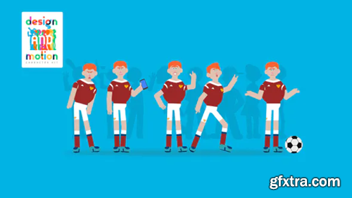 Videohive D&M Character Kit: Soccer Player from Russia 28563075