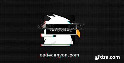 Videohive No Signal Glitch Logo 16935131