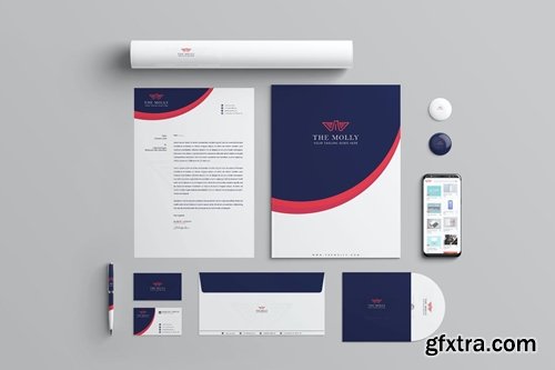 The Molly Branding Identity & Stationery Pack