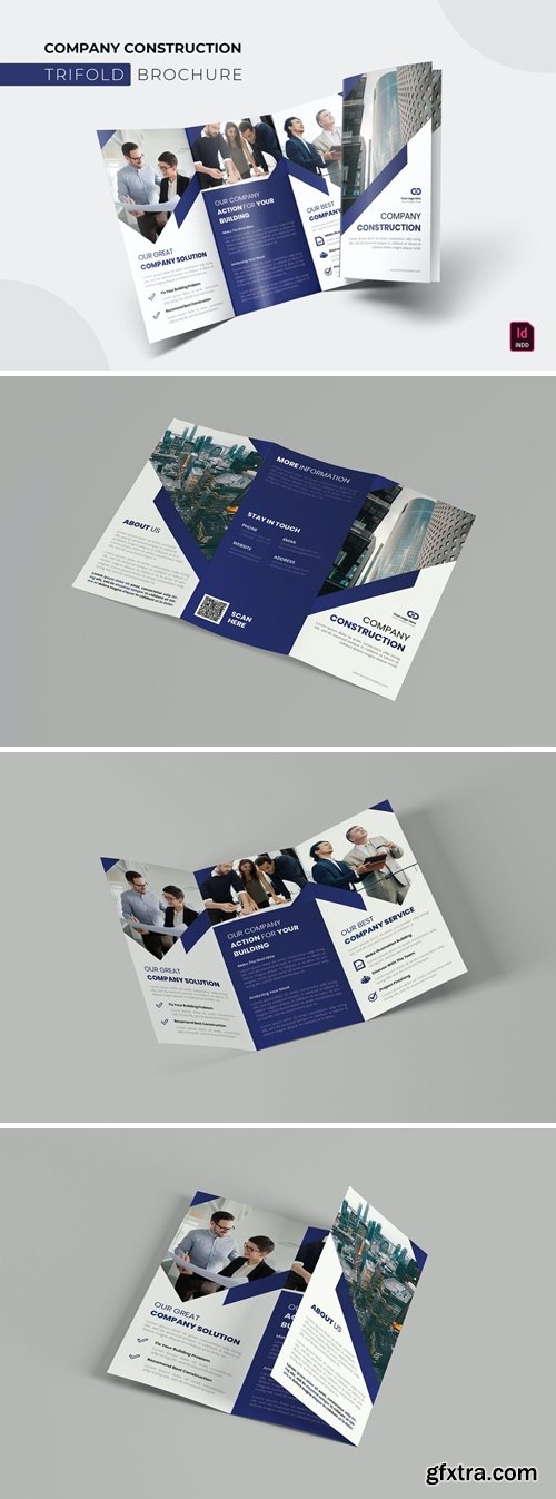 Company Construction | Trifold Brochure