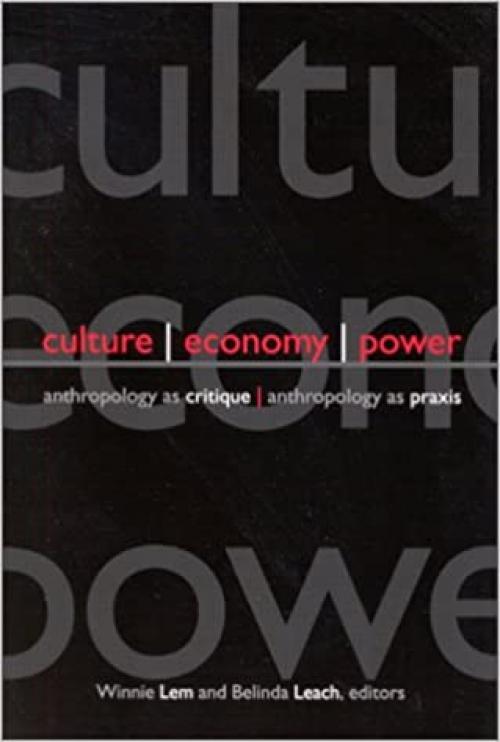 Culture, Economy, Power: Anthropology as Critique, Anthropology as Praxis (SUNY series in Anthropological Studies of Contemporary Issues)
