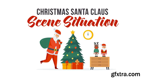 Videohive Christmas Santa Claus - Scene Situation 29437194