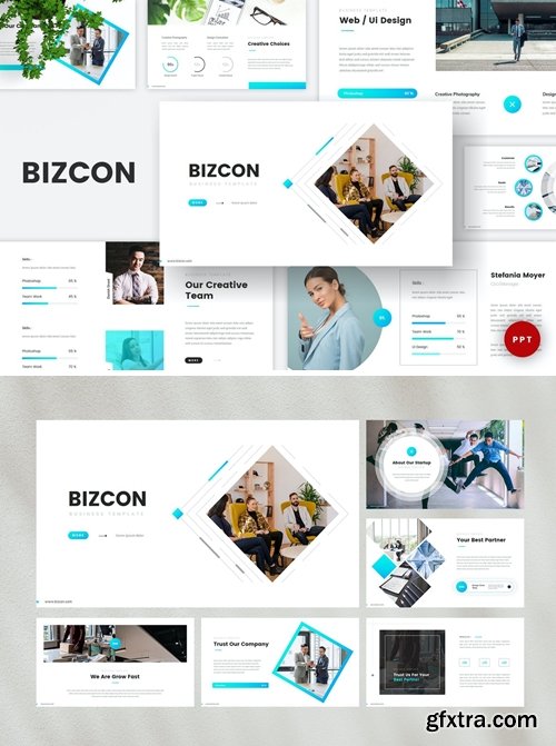 Business Corporate Powerpoint, Keynote and Google Slides Templates
