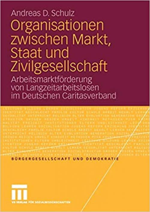 Organisationen zwischen Markt, Staat und Zivilgesellschaft: Arbeitsmarktförderung von Langzeitarbeitslosen im Deutschen Caritasverband (Bürgergesellschaft und Demokratie (30)) (German Edition)