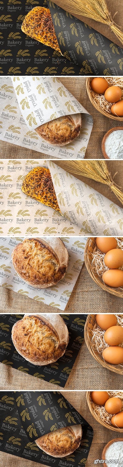 Bakery Bread Wrapping Paper