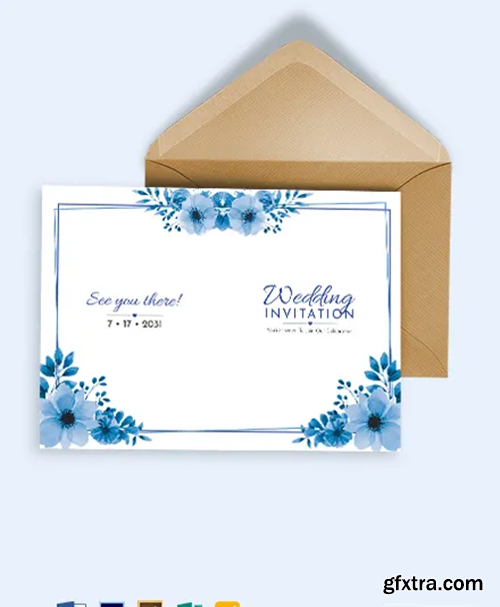 Sided Invitation Card Template