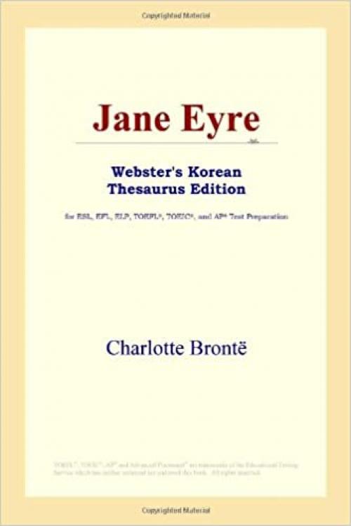 Jane Eyre (Webster's Korean Thesaurus Edition)