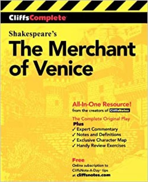CliffsComplete Merchant of Venice