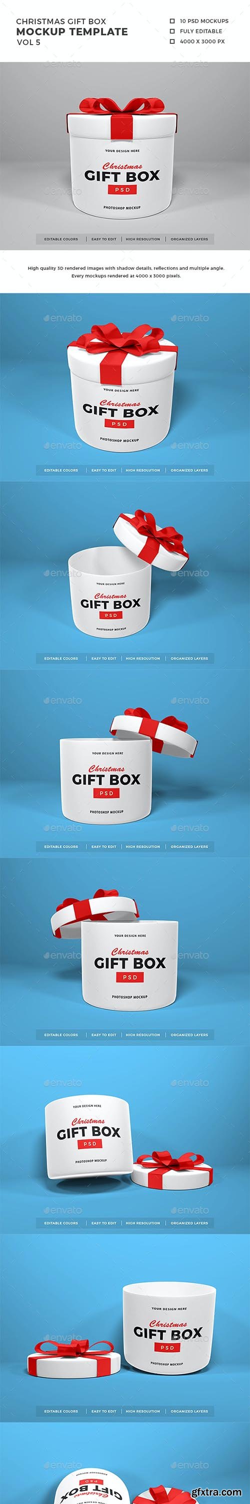 GraphicRiver - Christmas Gift Box Mockup Vol 5 29453741
