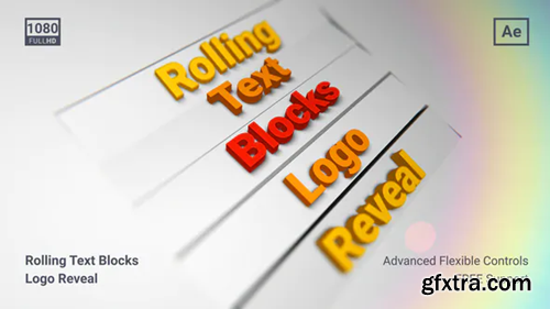 Videohive Rolling Text Blocks 29496899