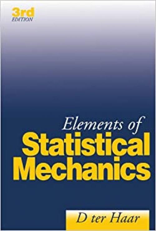 Elements of Statistical Mechanics, Third Edition