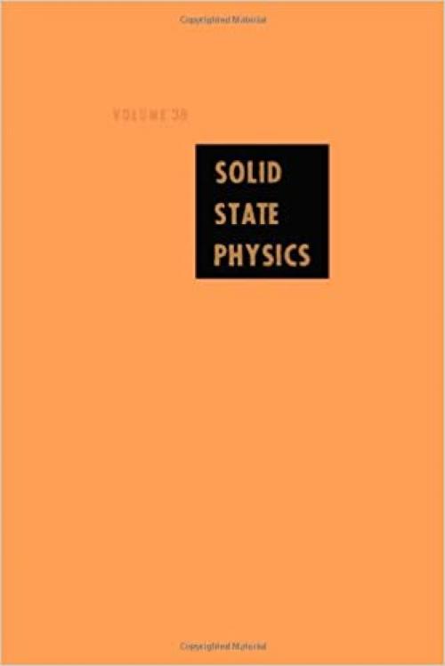 Solid State Physics: Advances in Research and Applications, Vol. 38