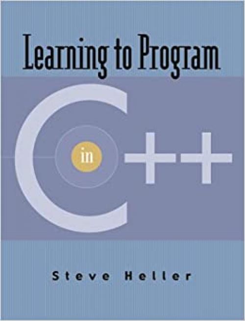 Learning to Program in C++ (CD-ROM)