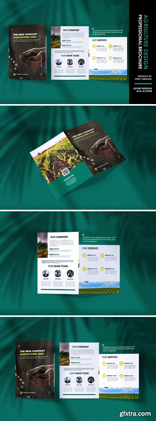 Agriculture Business Bifold Brochure