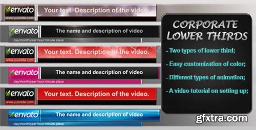 Videohive Corporate Lower Thirds 874849