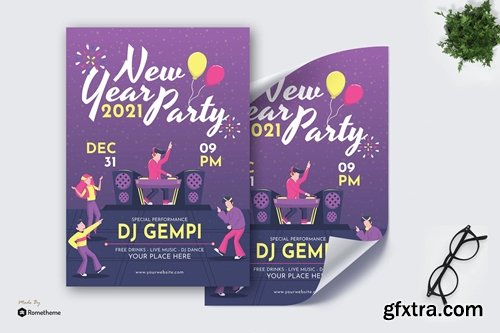 New Year Party - Poster GR