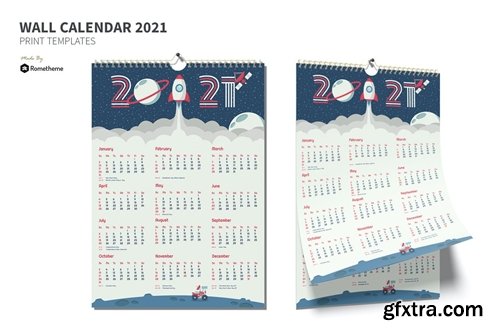 Space - Creative Calendar 2021 GR