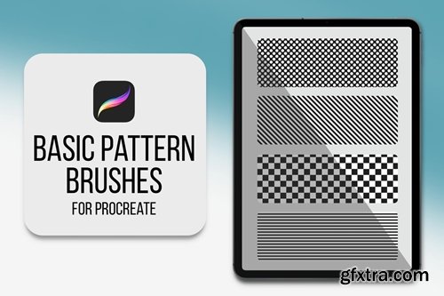 Procreate Pattern Brushes - Basic Pattern