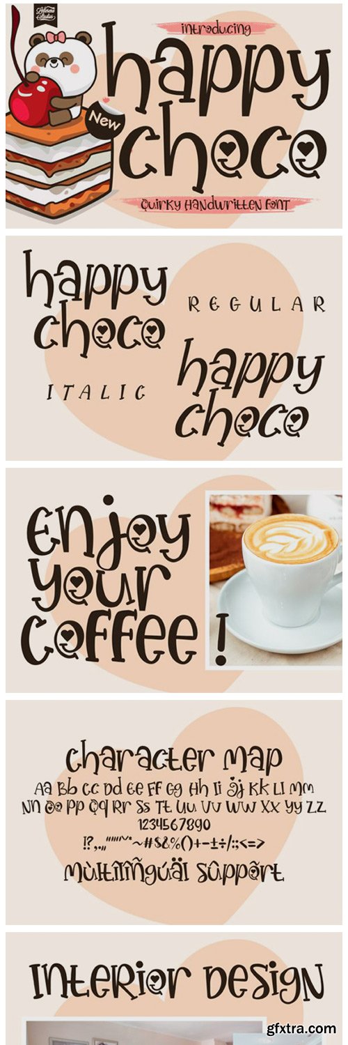 Happy Choco Font